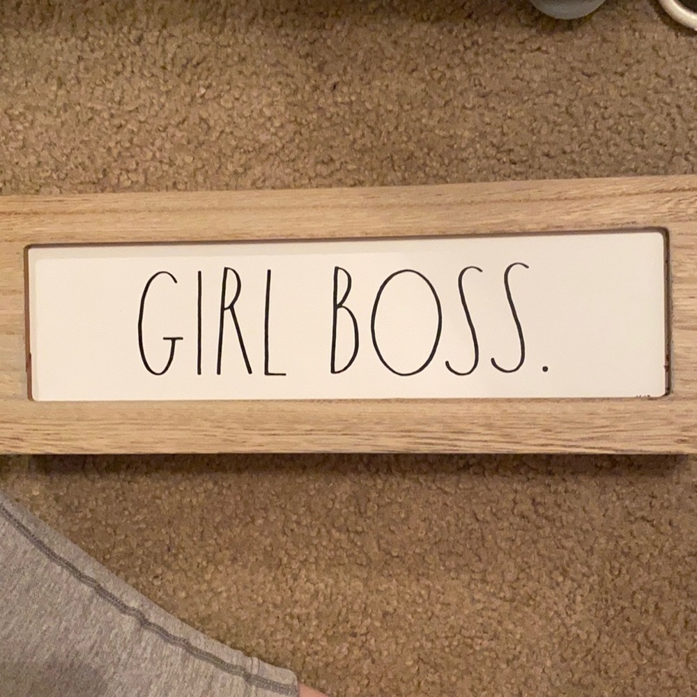 Rae Dunn Girl Boss Desk Decor Piece